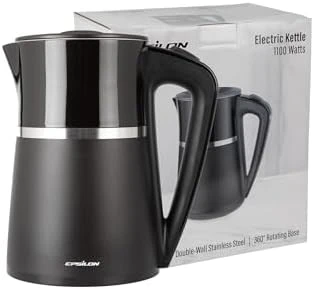 Double Wall Electric Kettle 1100W — Electric Kettle, Epsilon