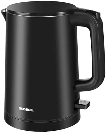 Double Wall Stainless Steel Hot Water Boiler — Electric Kettle, SKOBOIL
