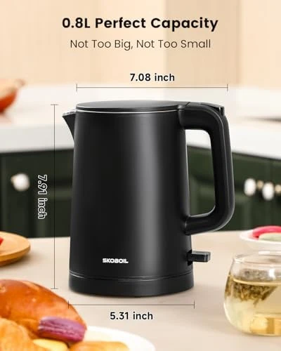 Double Wall Stainless Steel Hot Water Boiler — Electric Kettle, SKOBOIL
