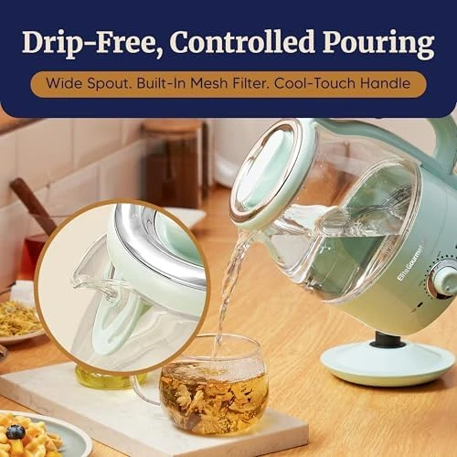 Electric Glass Kettle — Electric Kettle, Elite Gourmet