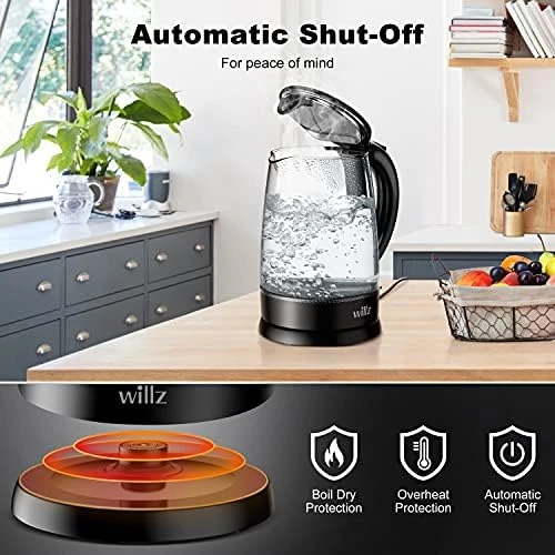 Electric Glass Kettle — Electric Kettle, Willz