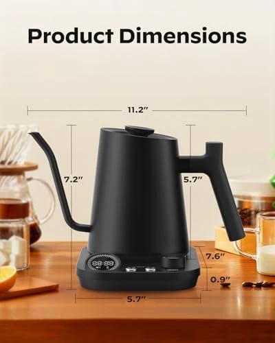Electric Gooseneck Kettle with Precise Temp Control — Electric Kettle, Silonn