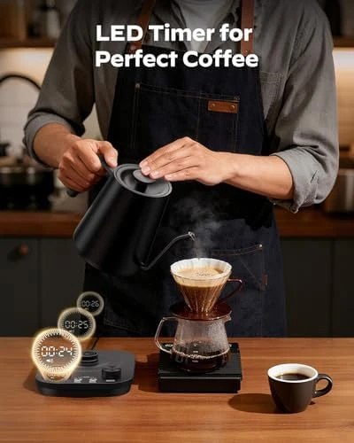 Electric Gooseneck Kettle with Precise Temp Control — Electric Kettle, Silonn