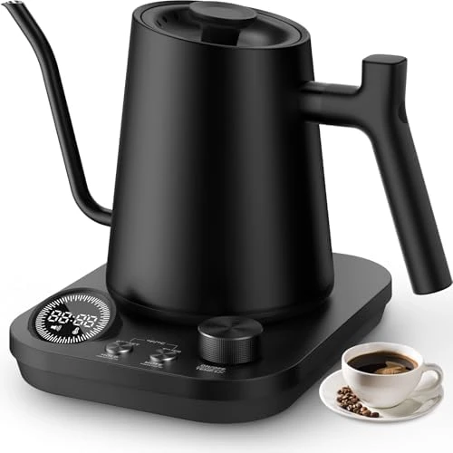 Electric Gooseneck Kettle with Precise Temp Control — Electric Kettle, Silonn