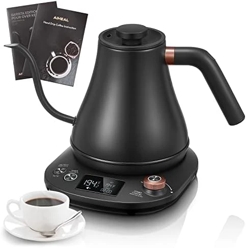 Electric Gooseneck Kettle with Temperature Control — Electric Kettle, Aiheal