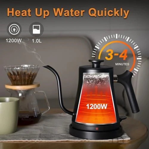 Electric Gooseneck Kettle — Electric Kettle, Yuioase