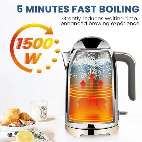 Electric Kettle - 57oz Hot Tea Water Boiler with Thermometer — Electric Kettle, SUSTEAS