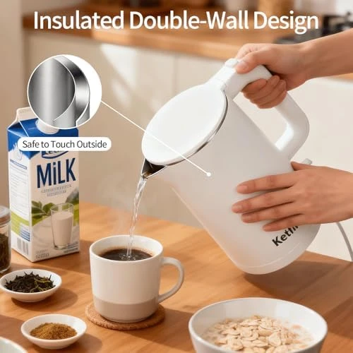 Electric Kettle, Double-Walled, 1000W — Electric Kettle, Ketfii