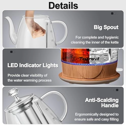 Electric Kettle Glass Dual Purpose — Electric Kettle, TopWit