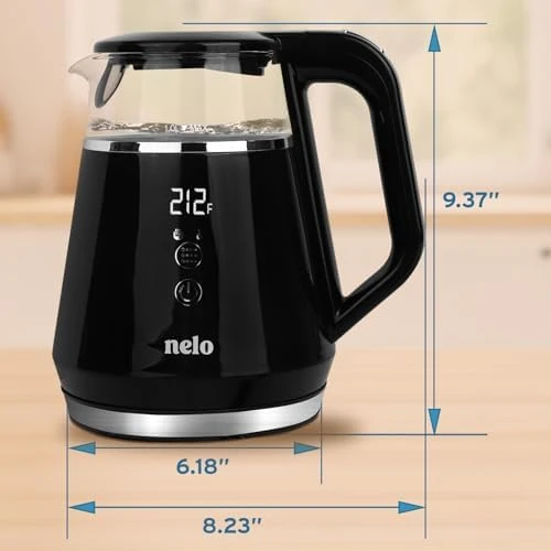 Electric Kettle with 5 Temperature Control Presets — Electric Kettle, NELO