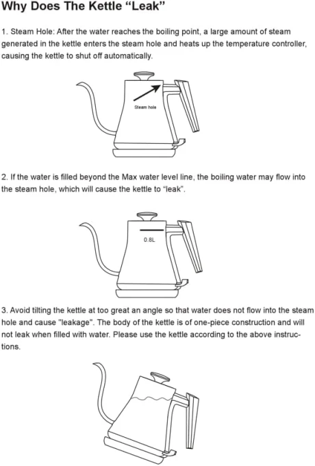 Electric Kettle with Goose Neck Spout — Electric Kettle, Onlicuf