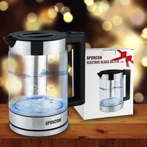 Electric Kettle with Removable Infuser — Electric Kettle, APOXCON