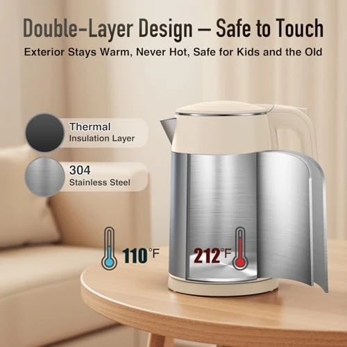 Electric Kettle with Touch Screen Temperature Control — Electric Kettle, Mecity