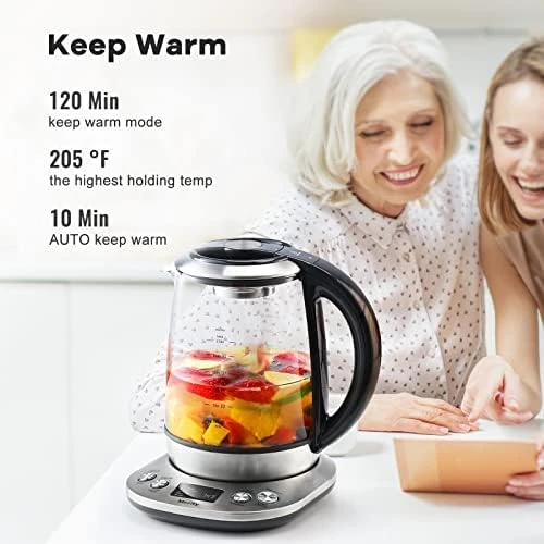 Electric Tea Kettle with Temperature Control and Infuser — Electric Kettle, Mecity