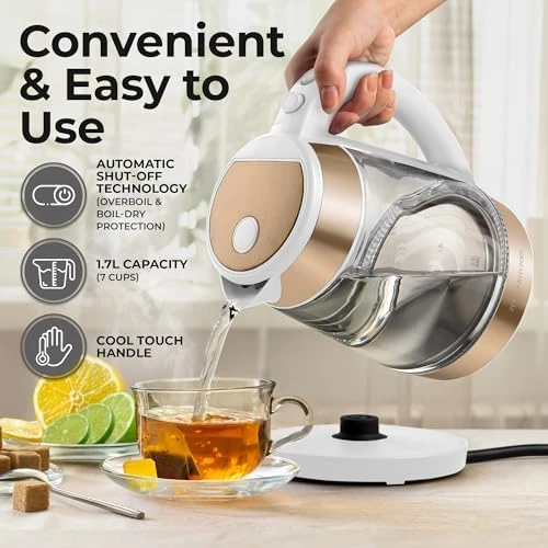 Fast Boiling Electric Water Kettle — Electric Kettle, Zulay Kitchen