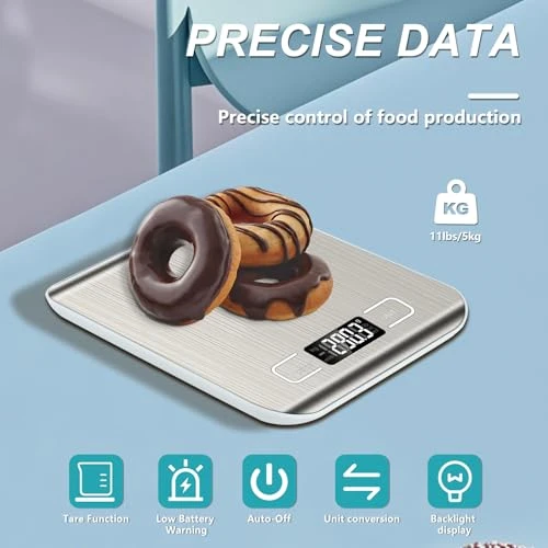 Food Scale, 11lb Kitchen Scale with 6 Units Tare Function & LCD Display — Kitchen Gadgets, SOYOK