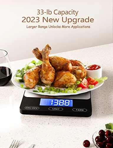 Food Scale - 33lb Digital Kitchen Scale — Kitchen Gadgets, GGQ