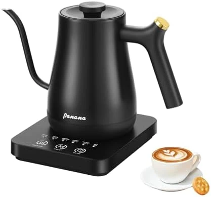 Gooseneck Electric Kettle with Temperature Control and LCD Display — Electric Kettle, Panana