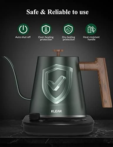 Gooseneck Electric Kettle with Temperature Control — Electric Kettle, KLEAH