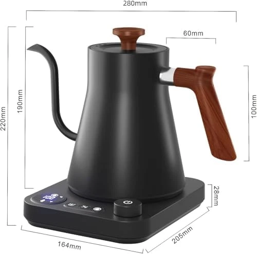 Gooseneck Electric Kettle with Variable Temperature Control — Electric Kettle, ShunChengFa