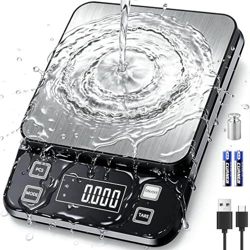 IPX7 Waterproof Food Scale with 0.1g Precision — Smart Scale, Anelueeoo