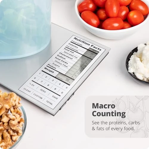 Nutrition Food Scale for Meal Planning and Portion Control — Kitchen Gadgets, Greater Goods