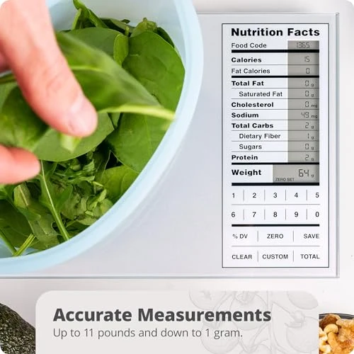 Nutrition Food Scale for Meal Planning and Portion Control — Kitchen Gadgets, Greater Goods