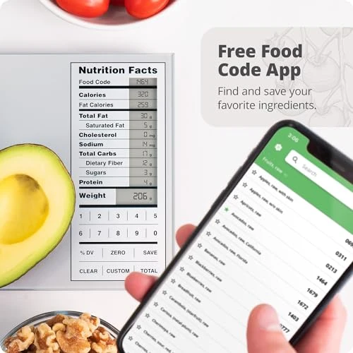 Nutrition Food Scale for Meal Planning and Portion Control — Kitchen Gadgets, Greater Goods