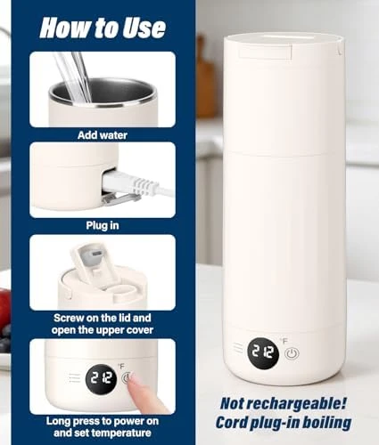 Portable Electric Kettle — Electric Kettle, PAHTTO