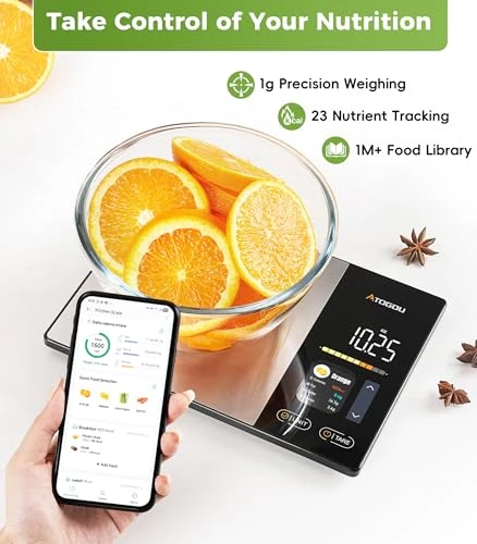 Smart Food Kitchen Scale with Nutrition Calculator — Smart Scale, Atogou