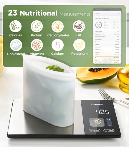 Smart Food Kitchen Scale with Nutrition Calculator — Smart Scale, Atogou