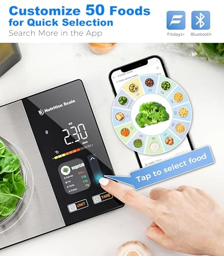 Smart Food Scale with Nutritional Calculator — Smart Scale, BakFee