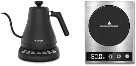 Smart Gooseneck Kettle & Pour Over Coffee Maker Set — Electric Kettle, Cosori