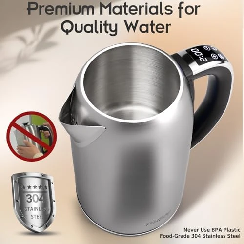 Temperature Control Electric Kettle 1.7L — Electric Kettle, PULZO