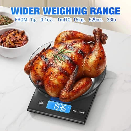 33lb Digital Kitchen Scale — Kitchen Gadgets, Diyife