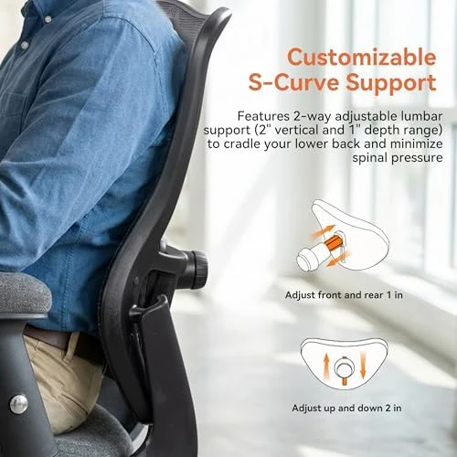 Big and Tall Ergonomic Mesh Desk Chair — Smart Chairs, WITTLONG