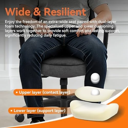 Big and Tall Ergonomic Mesh Desk Chair — Smart Chairs, WITTLONG