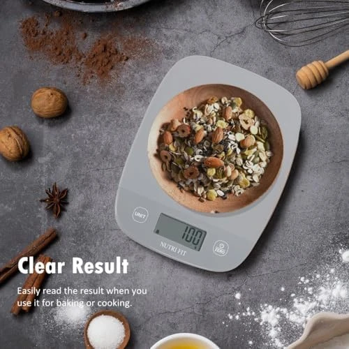 Digital Food Scale and Body Fat Scale Combo — Smart Scale, NUTRI FIT