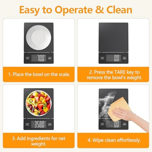 Digital Kitchen Scale with Detachable Display Wireless Food Scale — Kitchen Gadgets, ABOVINOL