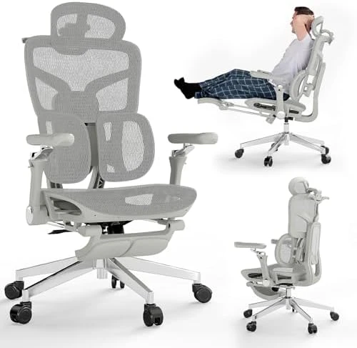 Ergonomic Office Chair with Footrest — Smart Chairs, MOJAY