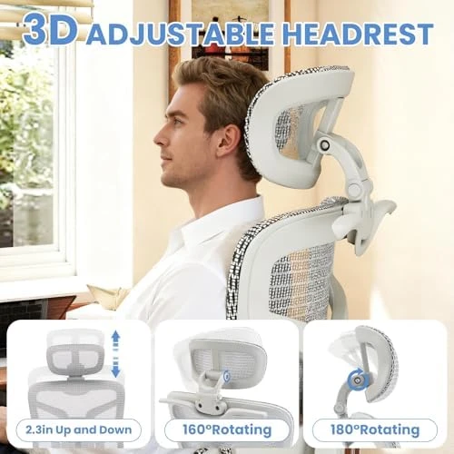 Ergonomic Office Chair with Footrest — Smart Chairs, MOJAY