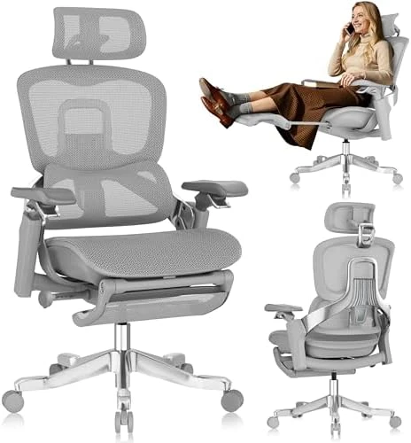 Ergonomic Office Chair with Sync Lumbar Support & Sliding Seat — Smart Chairs, GABRYLLY