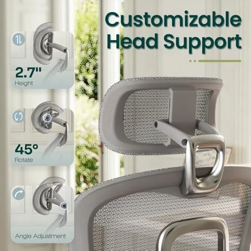 Ergonomic Office Chair with Sync Lumbar Support & Sliding Seat — Smart Chairs, GABRYLLY