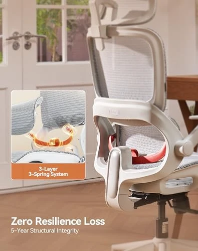 Ergonomic Office Chair with Wide Headrest & Adaptive Lumbar Support — Smart Chairs, SIHOO