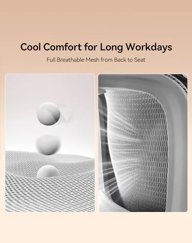 Ergonomic Office Chair with Wide Headrest & Adaptive Lumbar Support — Smart Chairs, SIHOO