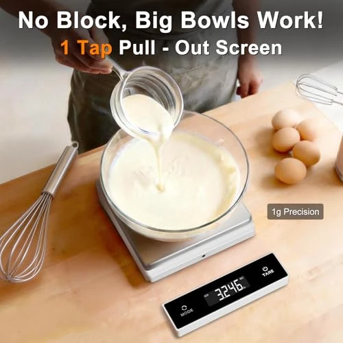 Food Scale with Detachable Cordless Display — Kitchen Gadgets, THINKSCALE