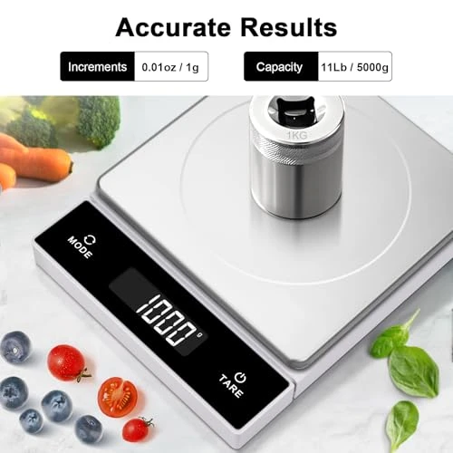 Food Scale with Detachable Cordless Display — Kitchen Gadgets, THINKSCALE