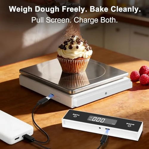 Food Scale with Detachable Cordless Display — Kitchen Gadgets, THINKSCALE