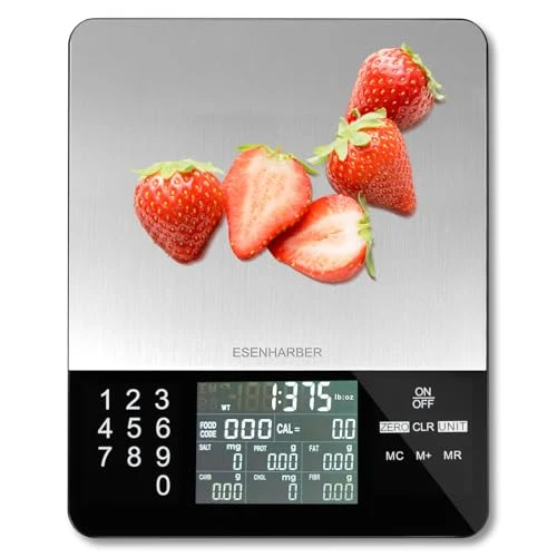 Food Scale with Nutritional Calculator — Smart Scale, ESENHARBER