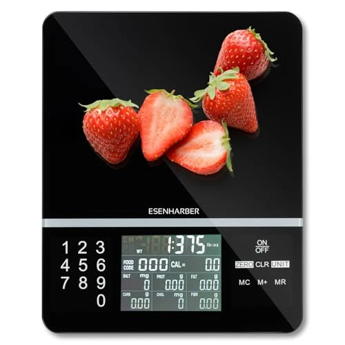 Food Scale with Nutritional Calculator — Smart Scale, ESENHARBER